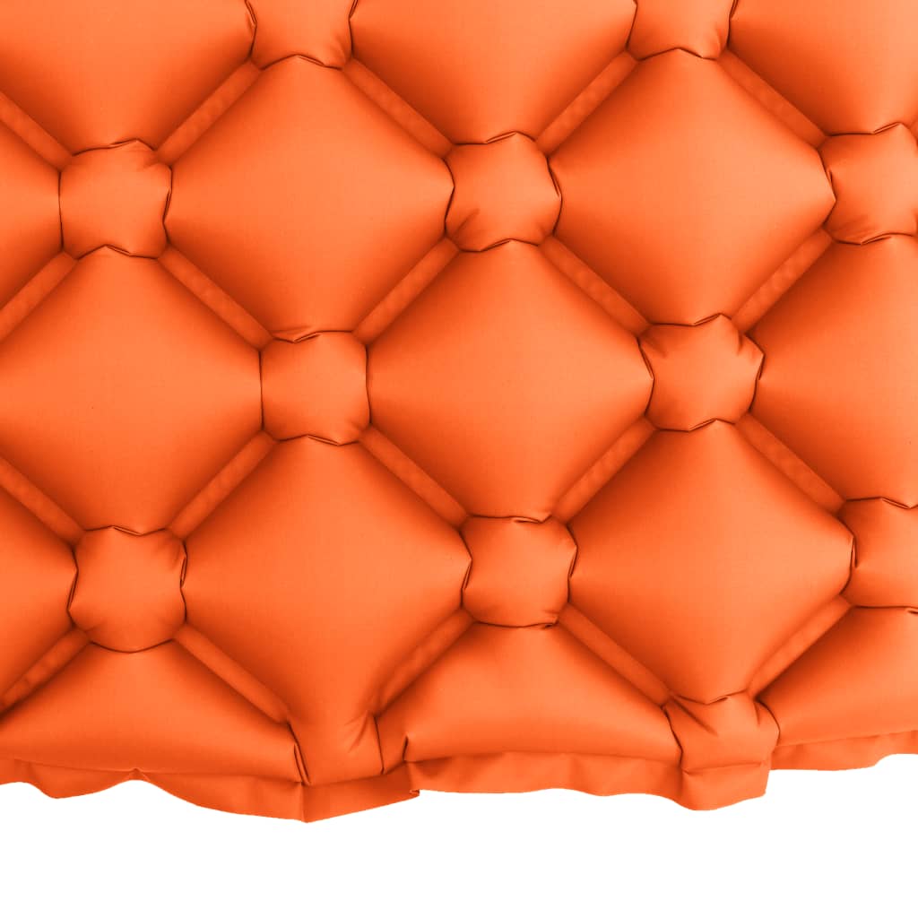 vidaXL luftmadras med pude 58x190 cm orange