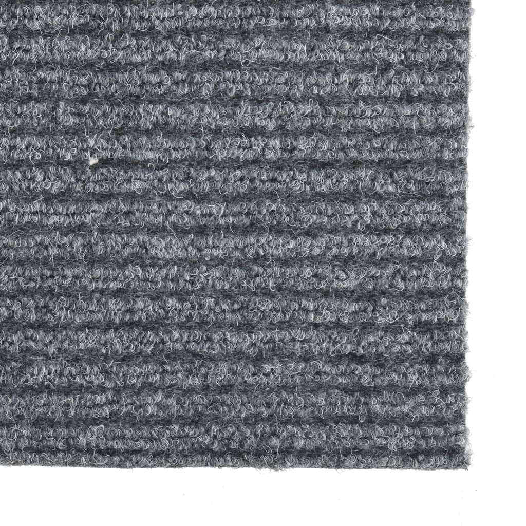 vidaXL snavsbestandig tæppeløber 100x400 cm grå