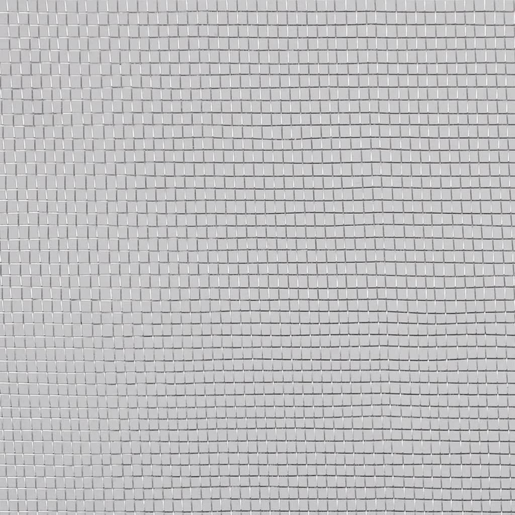 vidaXL net aluminium 100x500 cm sølvfarvet