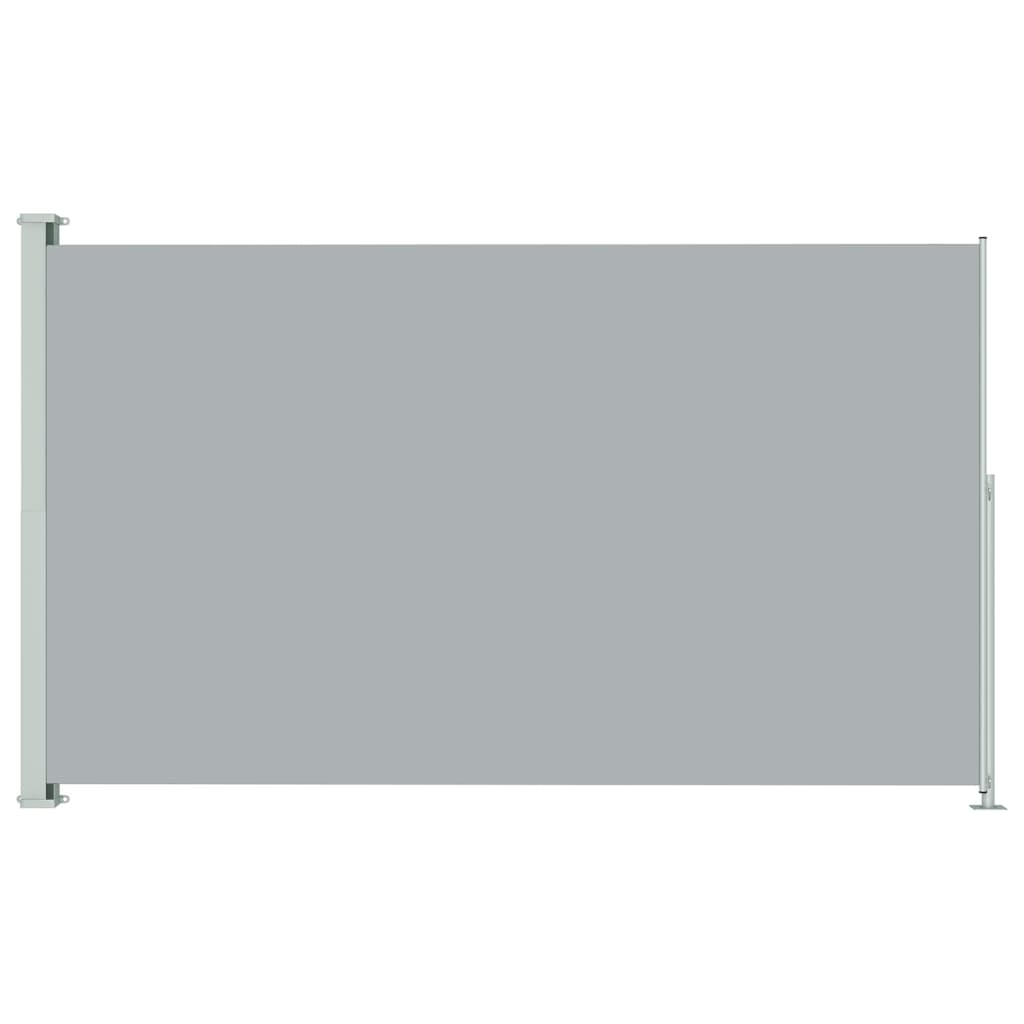 vidaXL sammenrullelig sidemarkise til terrassen 200x300 cm grå
