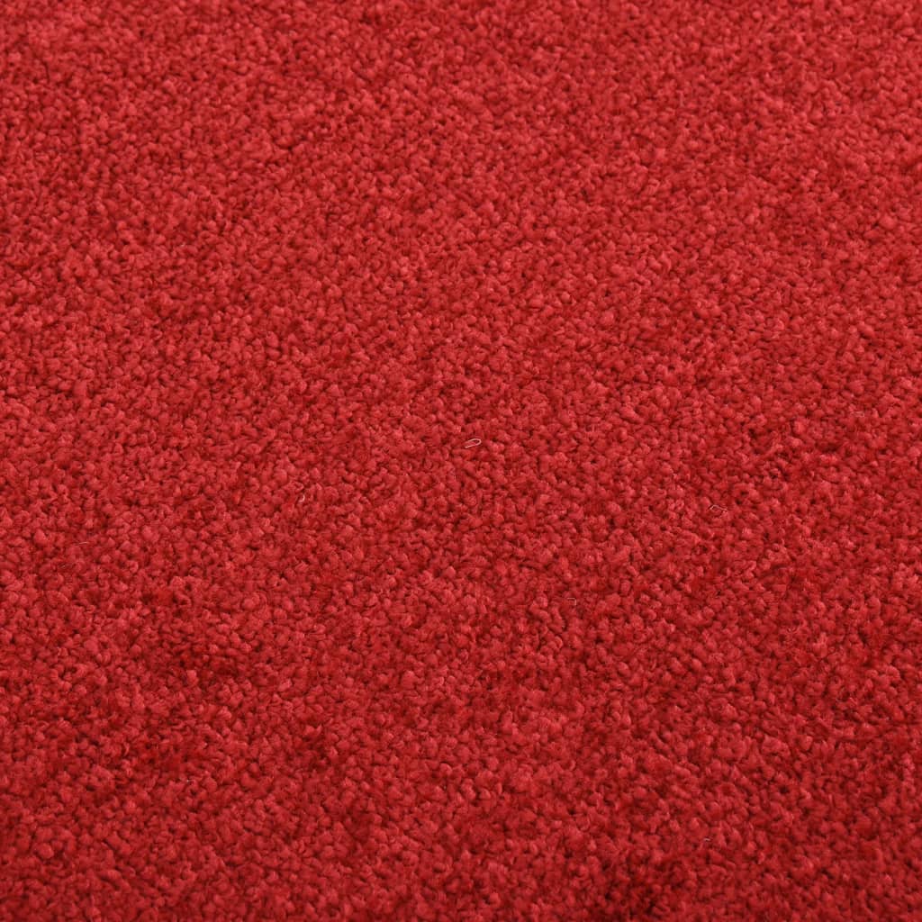 vidaXL dørmåtte 80x120 cm rød