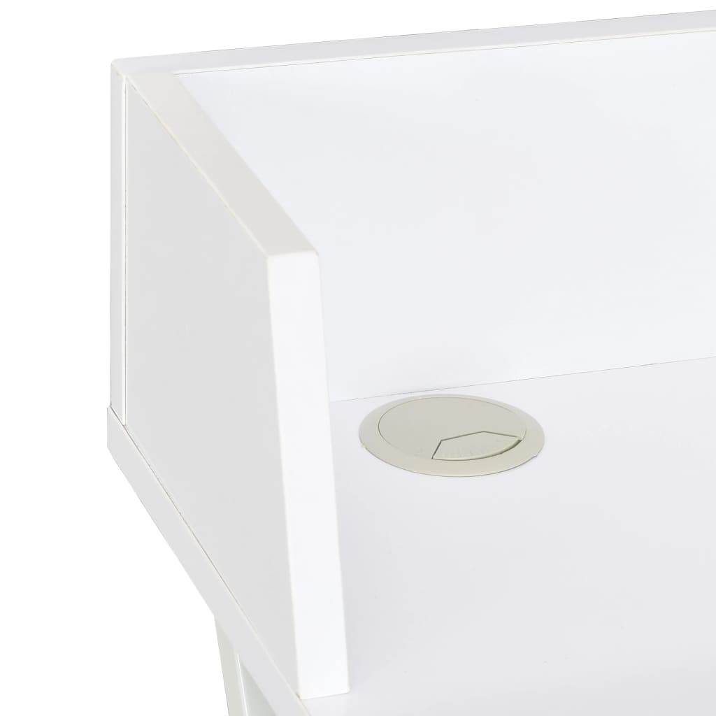 vidaXL skrivebord 80 x 50 x 84 cm hvid