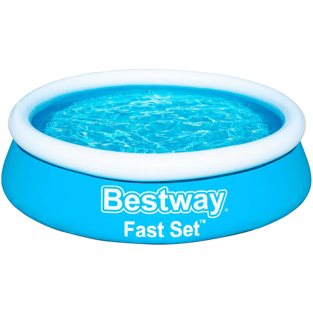 Bestway oppustelig pool Fast Set 183x51 cm rund blå