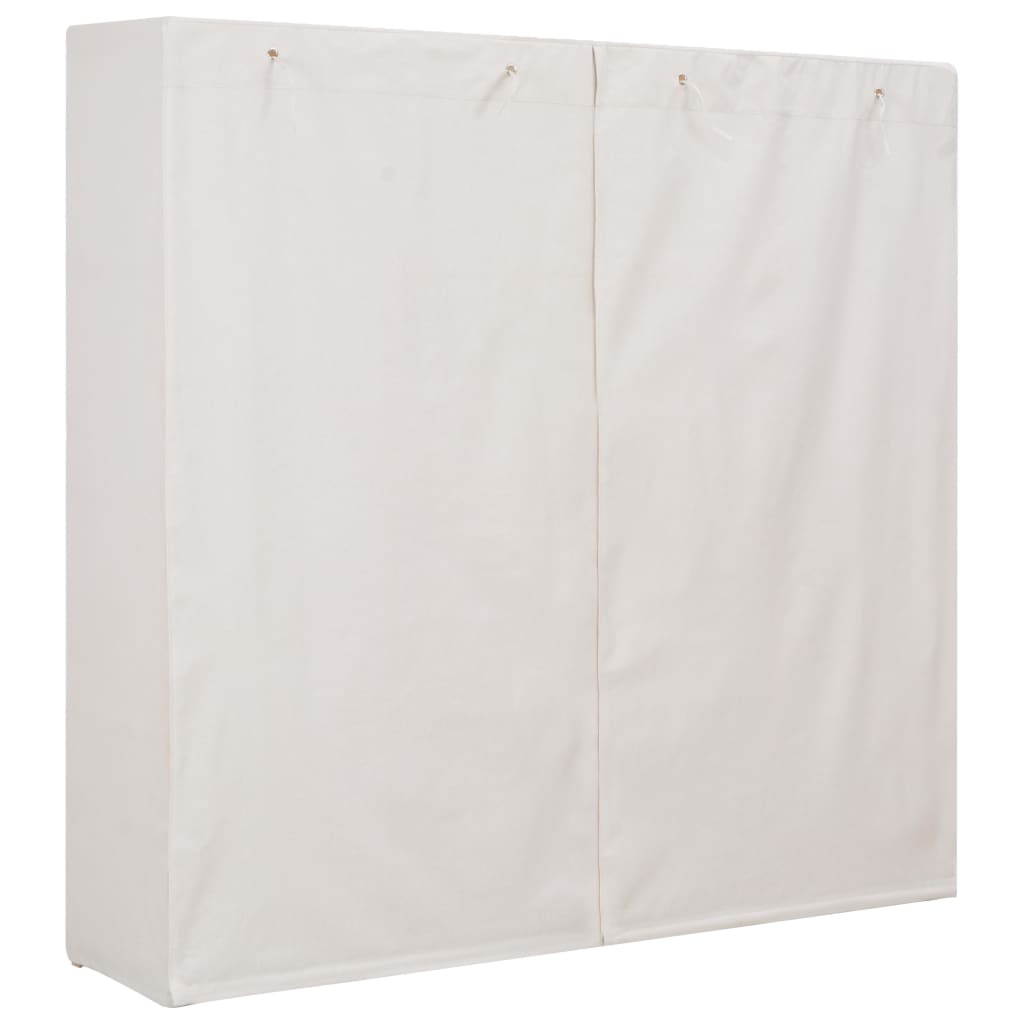 vidaXL klædeskab 173 x 40 x 170 cm stof hvid