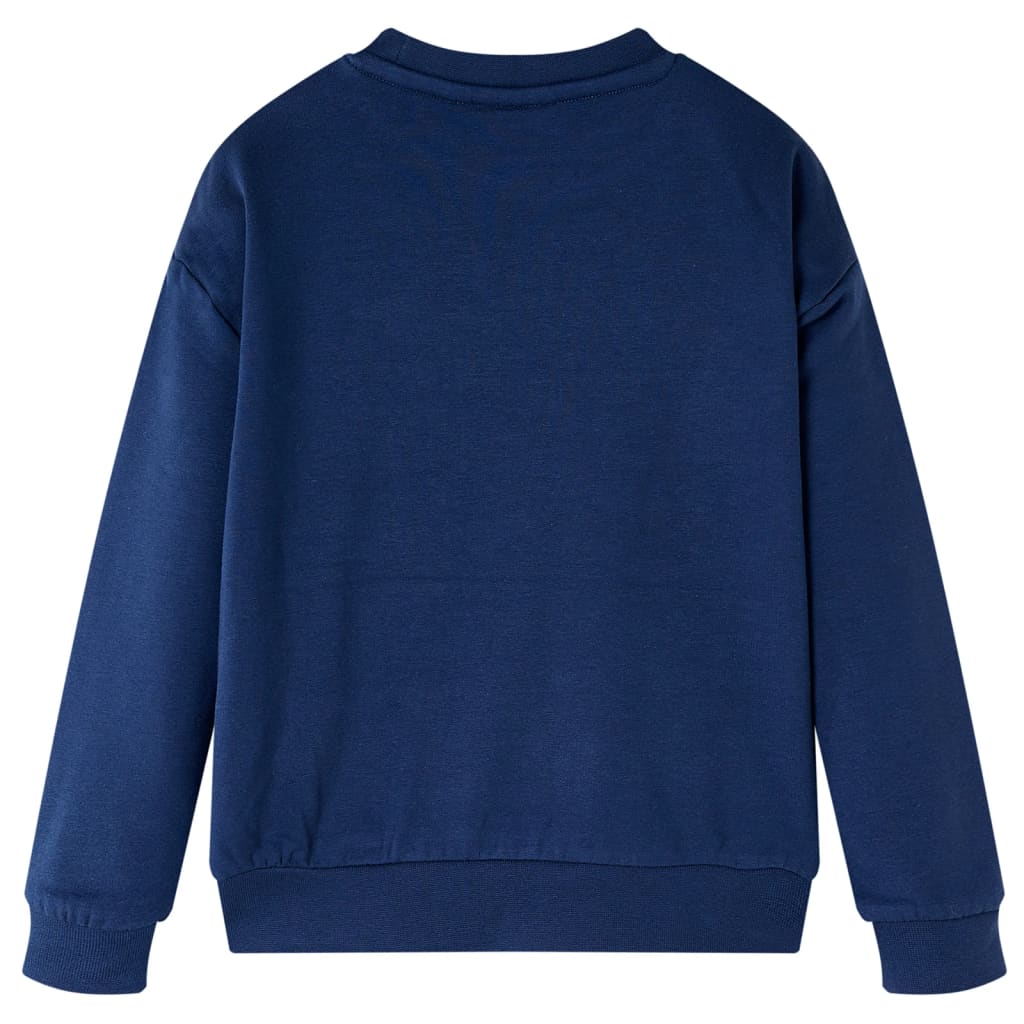 Sweatshirt til børn str. 92 marineblå