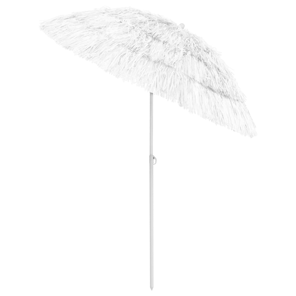 vidaXL Hawaii-parasol 180 cm hvid