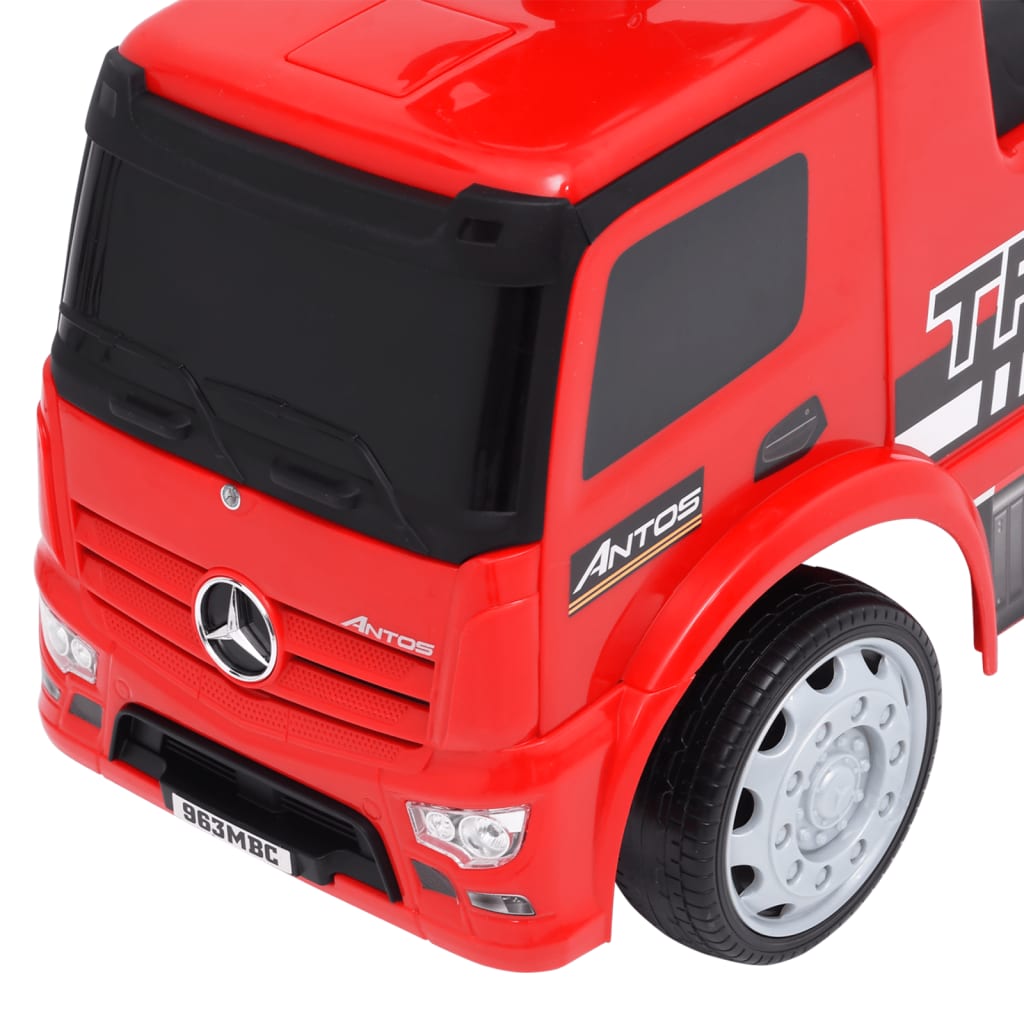 vidaXL gåbil Mercedes-Benz lastbil rød