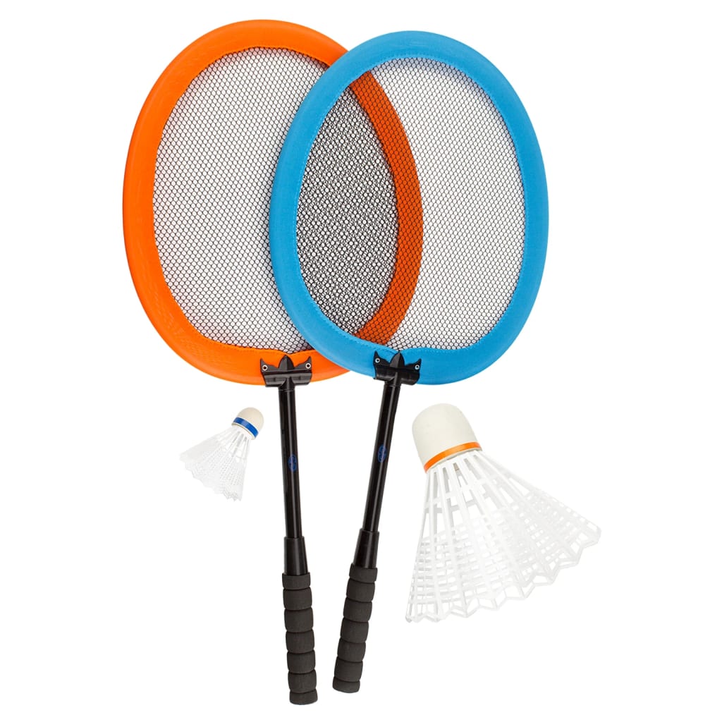 Get & Go badmintonsæt XXL orange og blå