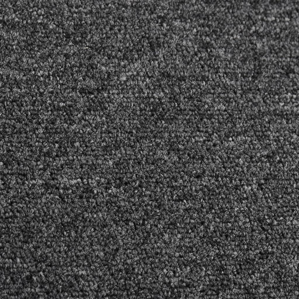 vidaXL tæppeløber 50x250 cm antracitgrå