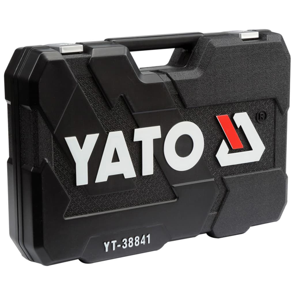 YATO Skralde-, top- og skruenøglesæt 216 dele YT-38841