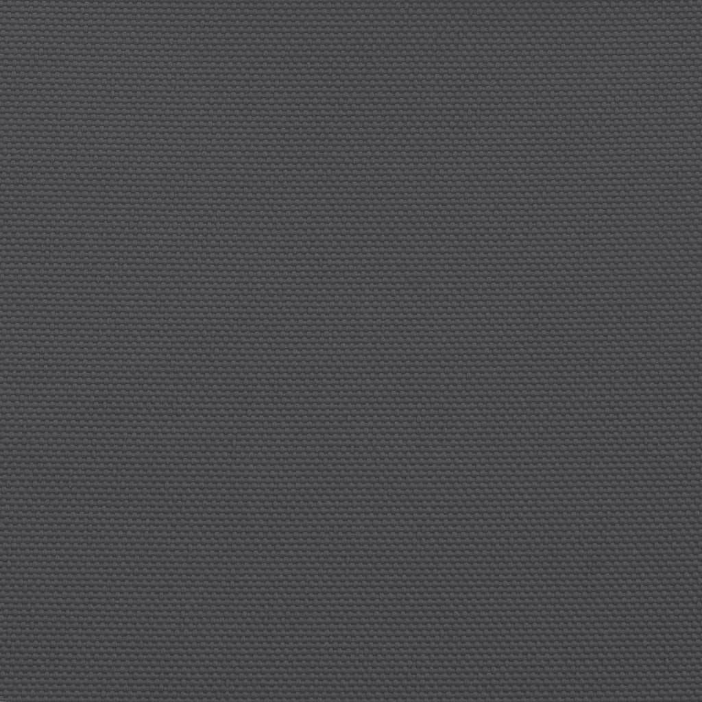 vidaXL altanafskærmning 75x1000 cm 100 % polyester antracitgrå