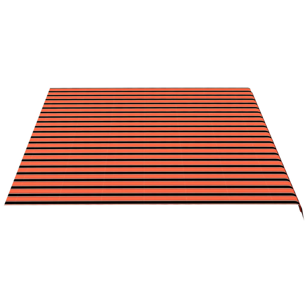vidaXL udskiftningsdug til markise 5x3,5 m orange og brun