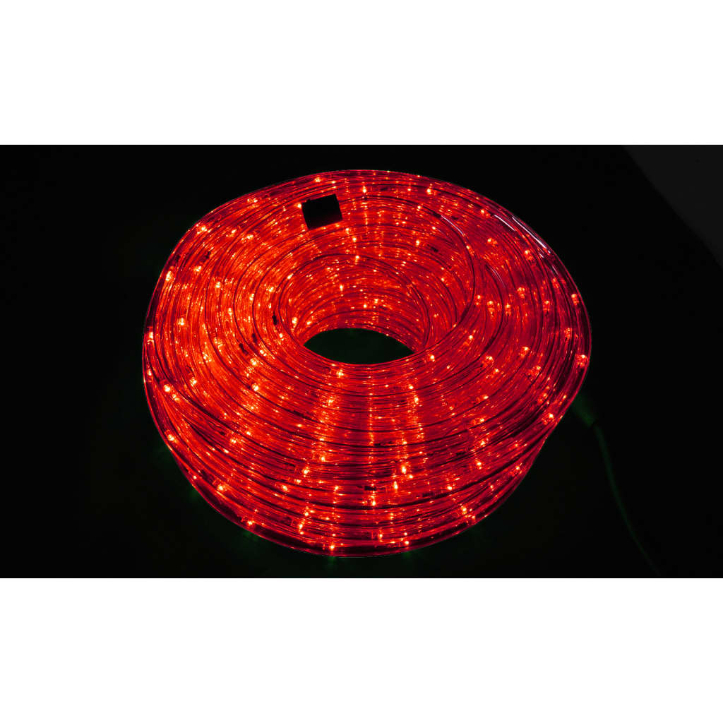 Vandtæt LED-lysbånd med 600 LED-lysdioder, røde, 25 m