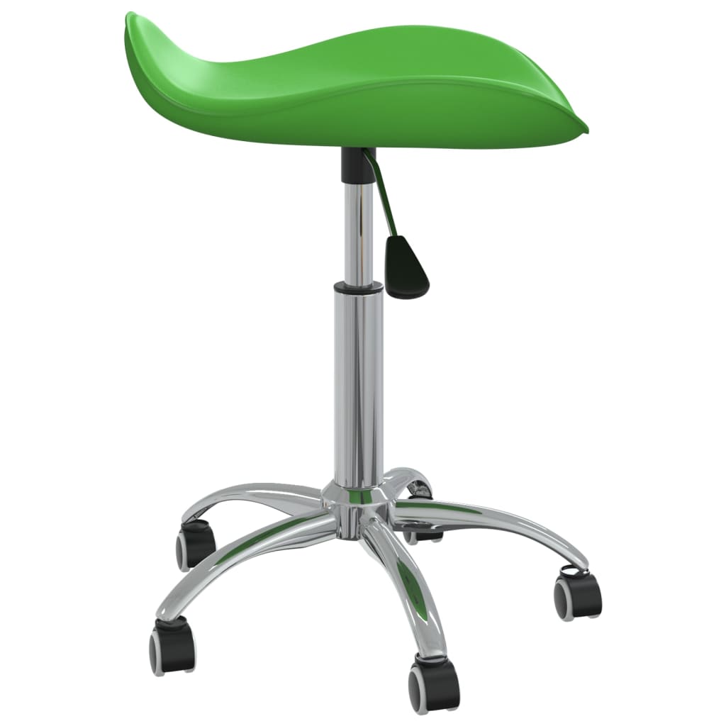 vidaXL drejelige spisebordsstole 2 stk. kunstlæder grøn