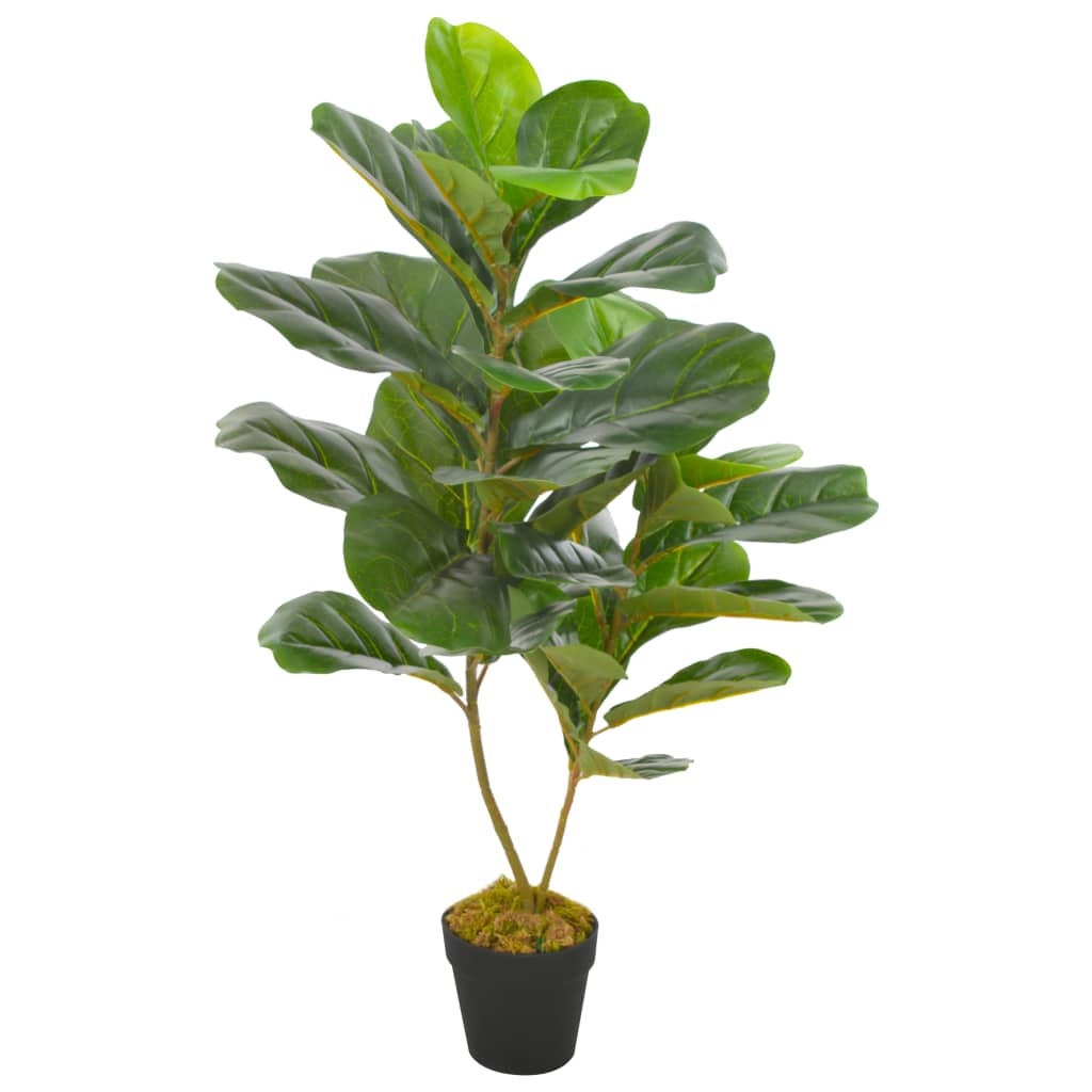 vidaXL kunstig plante violinfigen med urtepotte grøn 90 cm