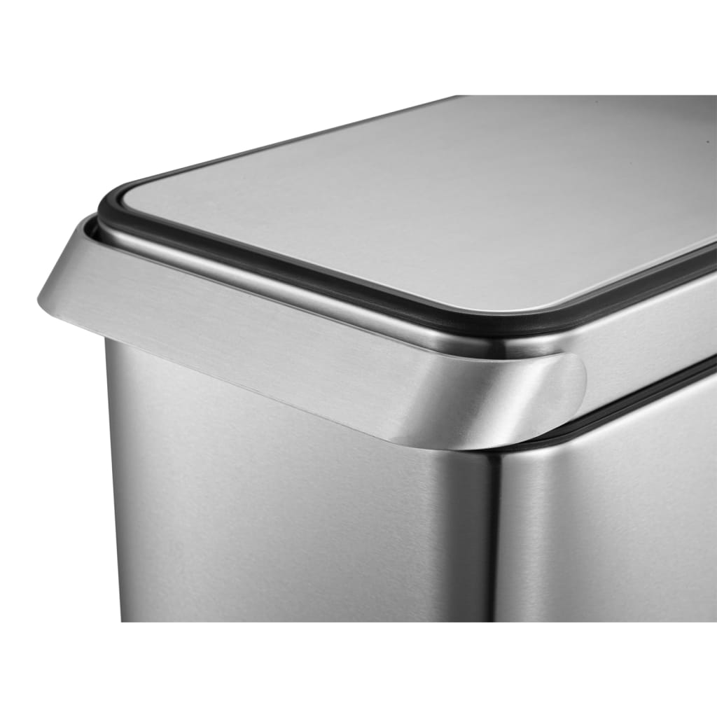 EKO affaldsspand Touch Bar 30 l mat sølvfarvet