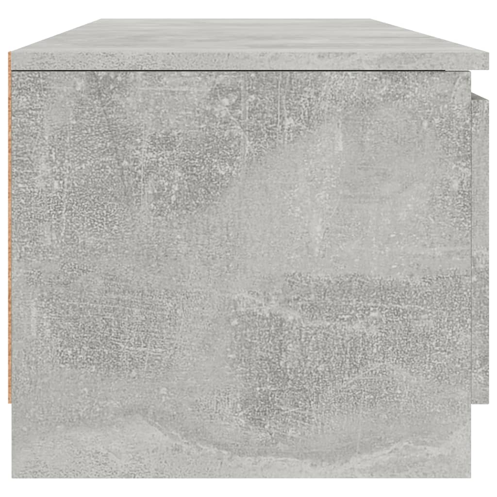 vidaXL tv-bord 140x40x35,5 cm konstrueret træ betongrå