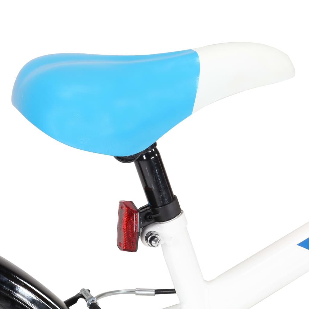 vidaXL børnecykel 24 tommer blå og hvid