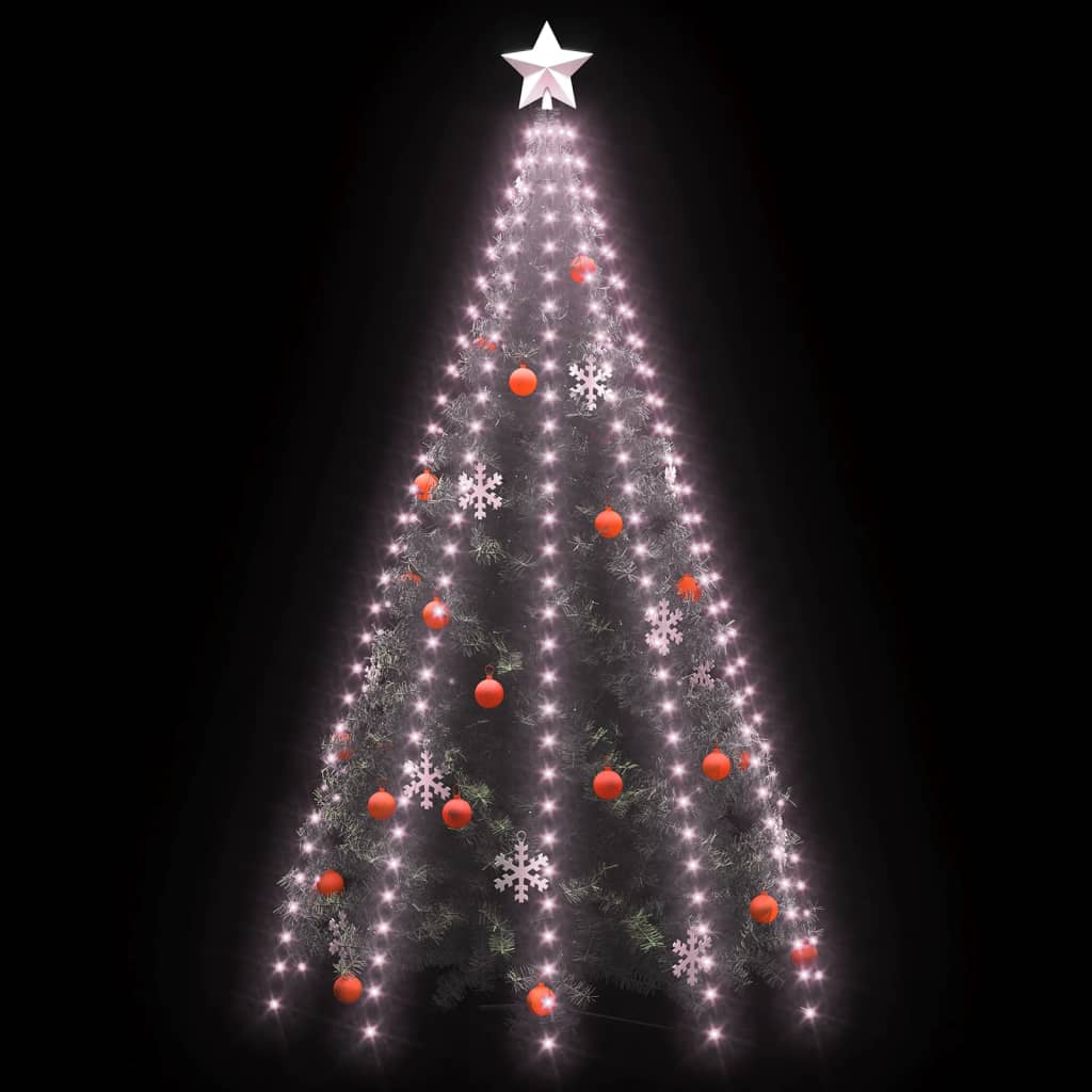 vidaXL lysnet til juletræ 300 lysdioder 300 cm