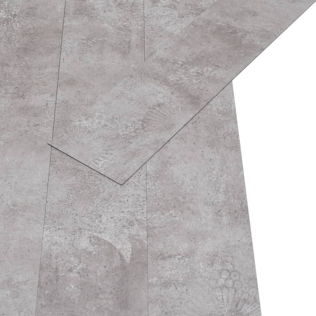 vidaXL selvhæftende PVC-gulvplanker 5,21 m² 2 mm jordgrå