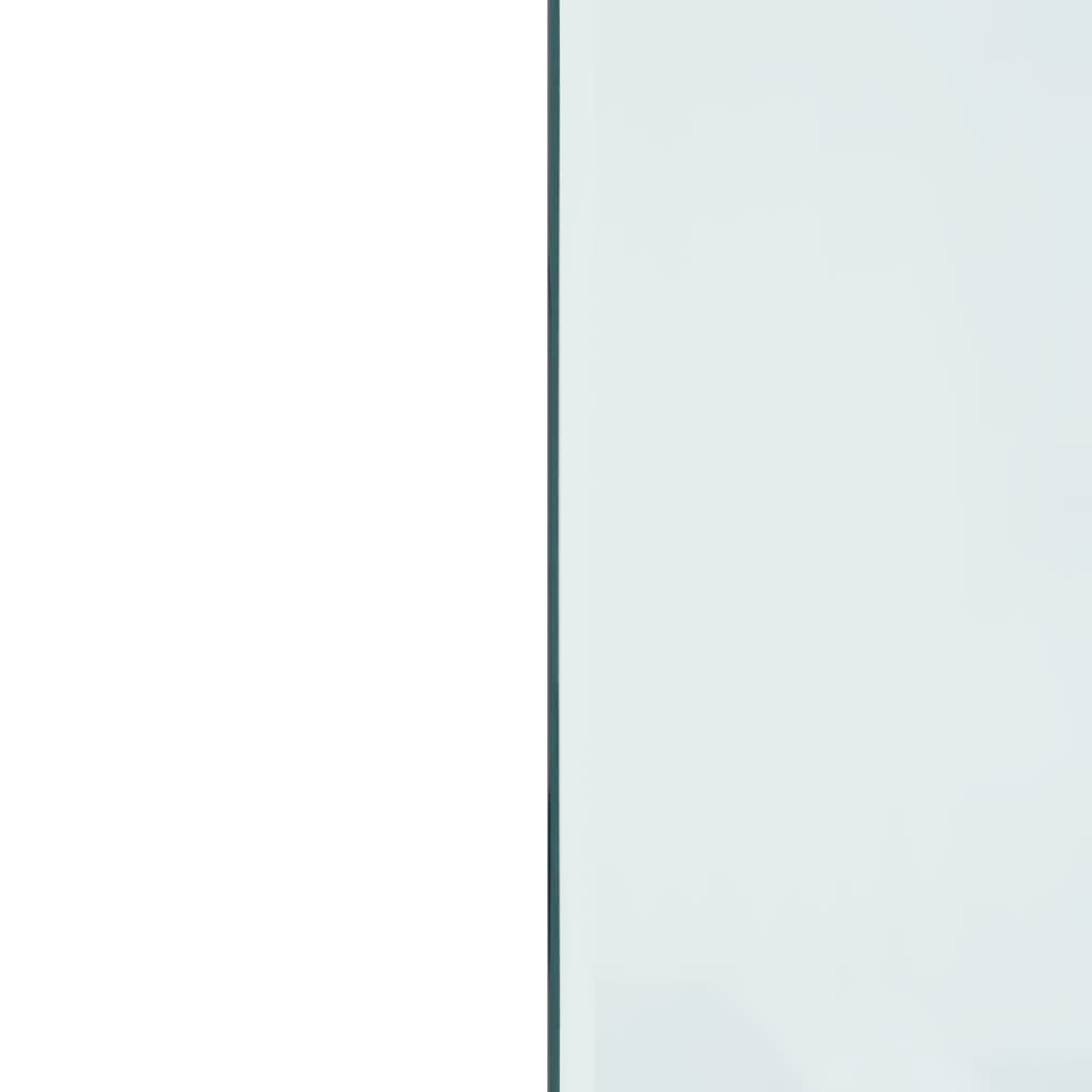 vidaXL glasplade til pejs 120x60 cm rektangulær