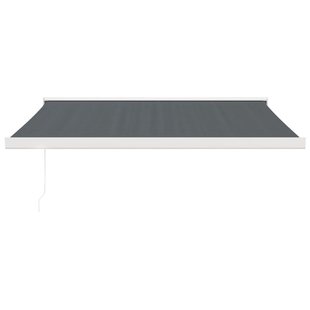 vidaXL foldemarkise 3x2,5 m stof og aluminium antracitgrå