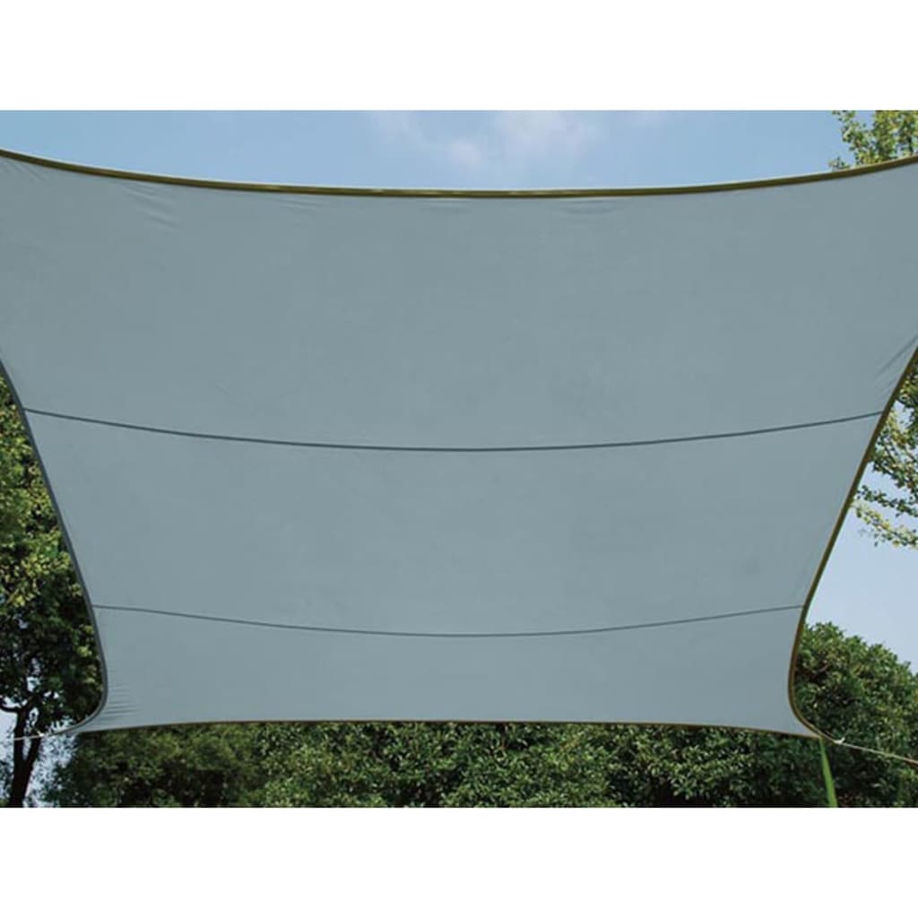 Perel solsejl firkantet 3,6 m lys skifergrå