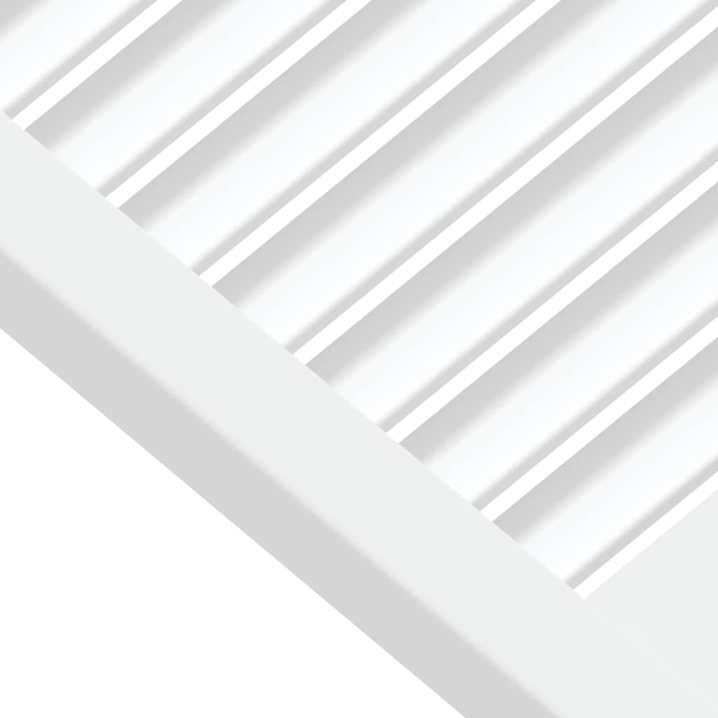 vidaXL skabslåger 2 stk. 39,5x59,4 cm lameldesign massivt fyr hvid