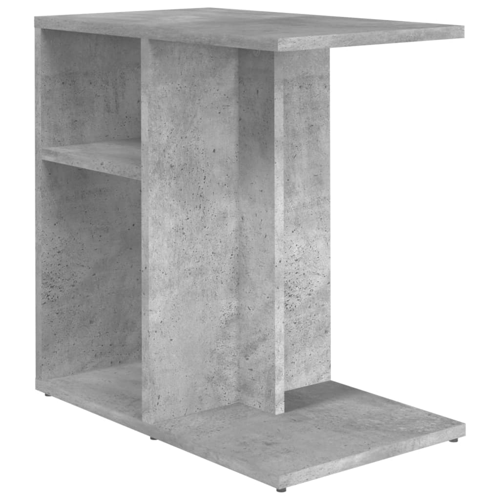vidaXL sidebord 50x30x50 cm konstrueret træ betongrå
