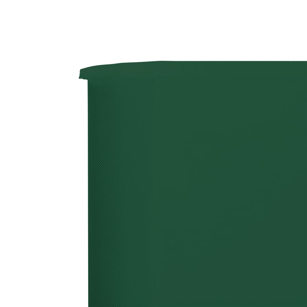 vidaXL 9-panels læsejl 1200x80 cm stof grøn