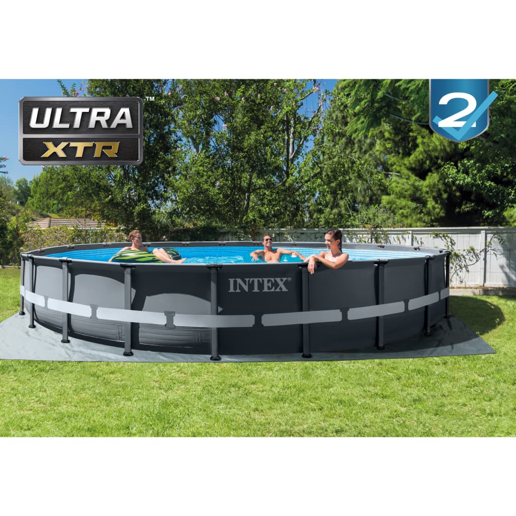 Intex Ultra XTR Frame swimmingpool 610x122 cm rundt