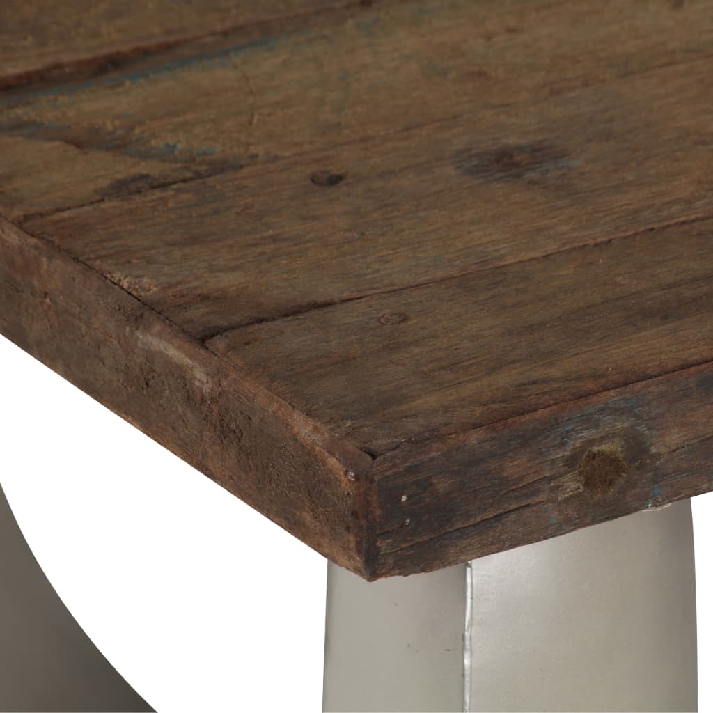 vidaXL opium-sofabord 110 x 60 x 35 cm genanvendt træ og stål
