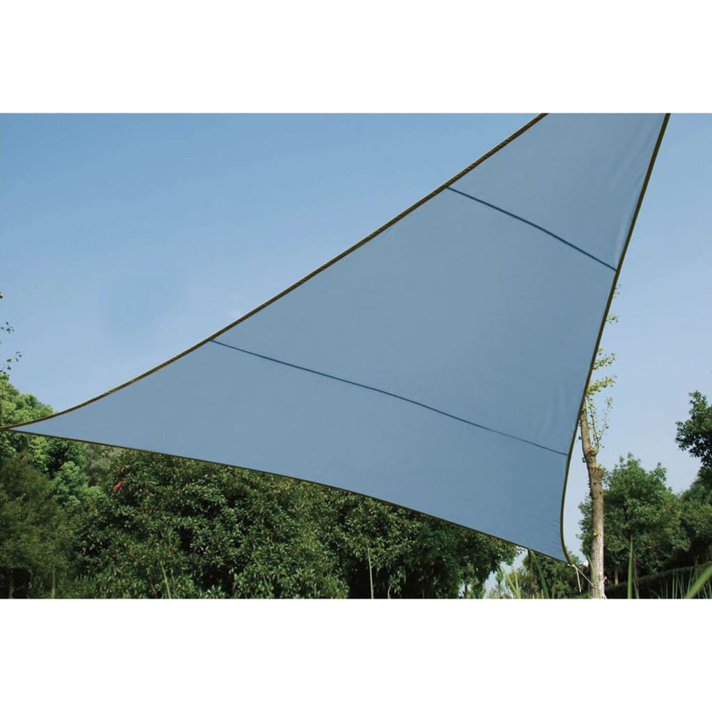 Perel solsejl trekantet 3,6 m lys skifergrå