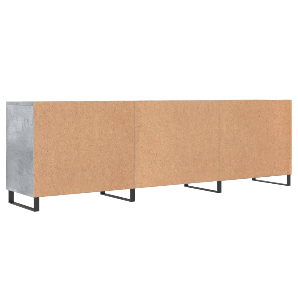 vidaXL tv-bord 150x30x50 cm konstrueret træ betongrå