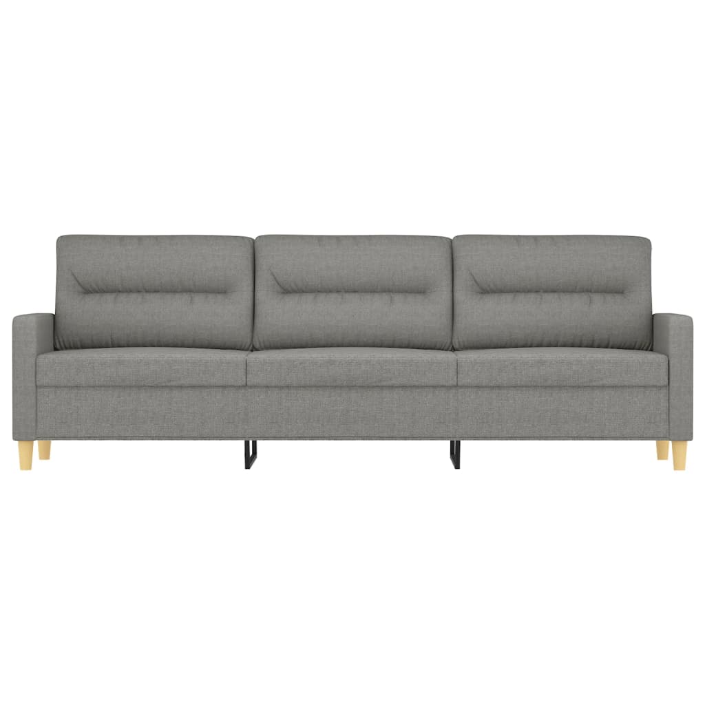 vidaXL 3-personers sofa 210 cm stof mørkegrå