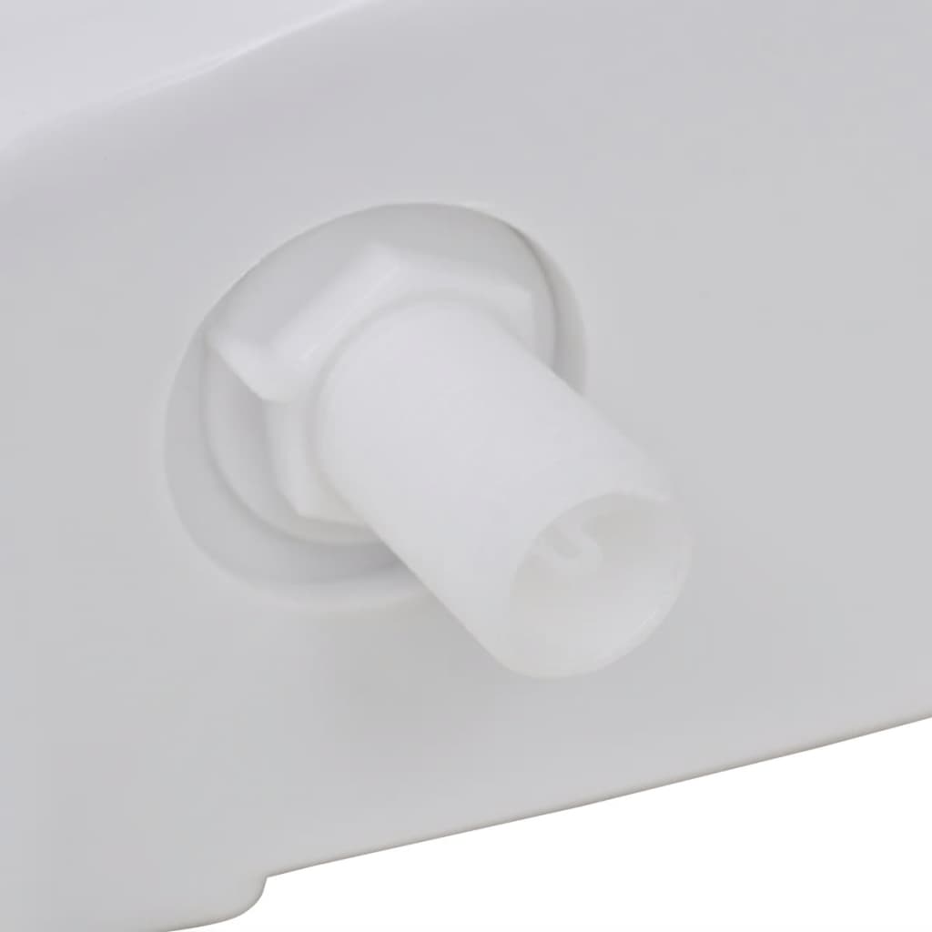 vidaXL toiletcisterne med vandindløb i bunden 3/6 L hvid