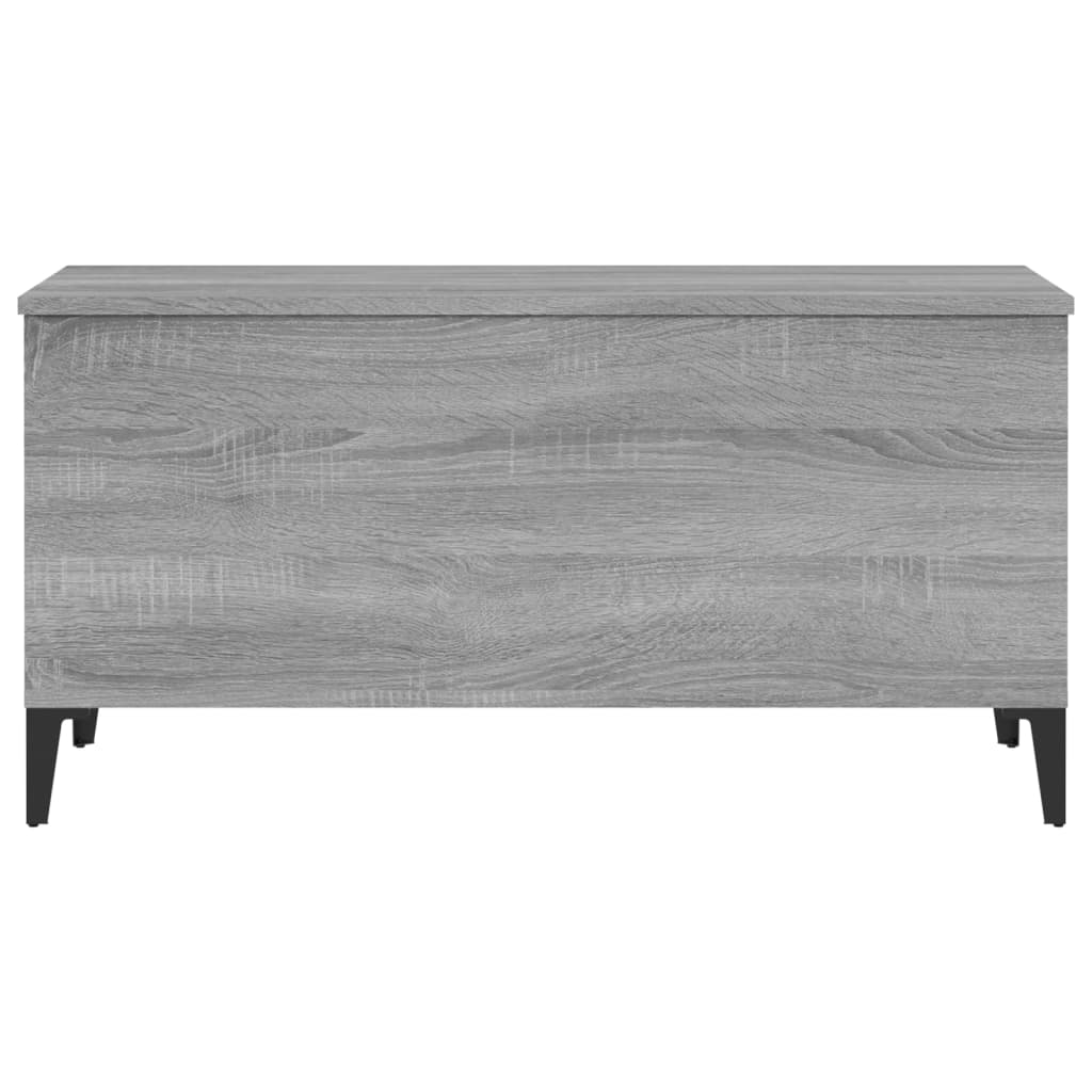 vidaXL sofabord 90x44,5x45 cm konstrueret træ sonoma-eg grå