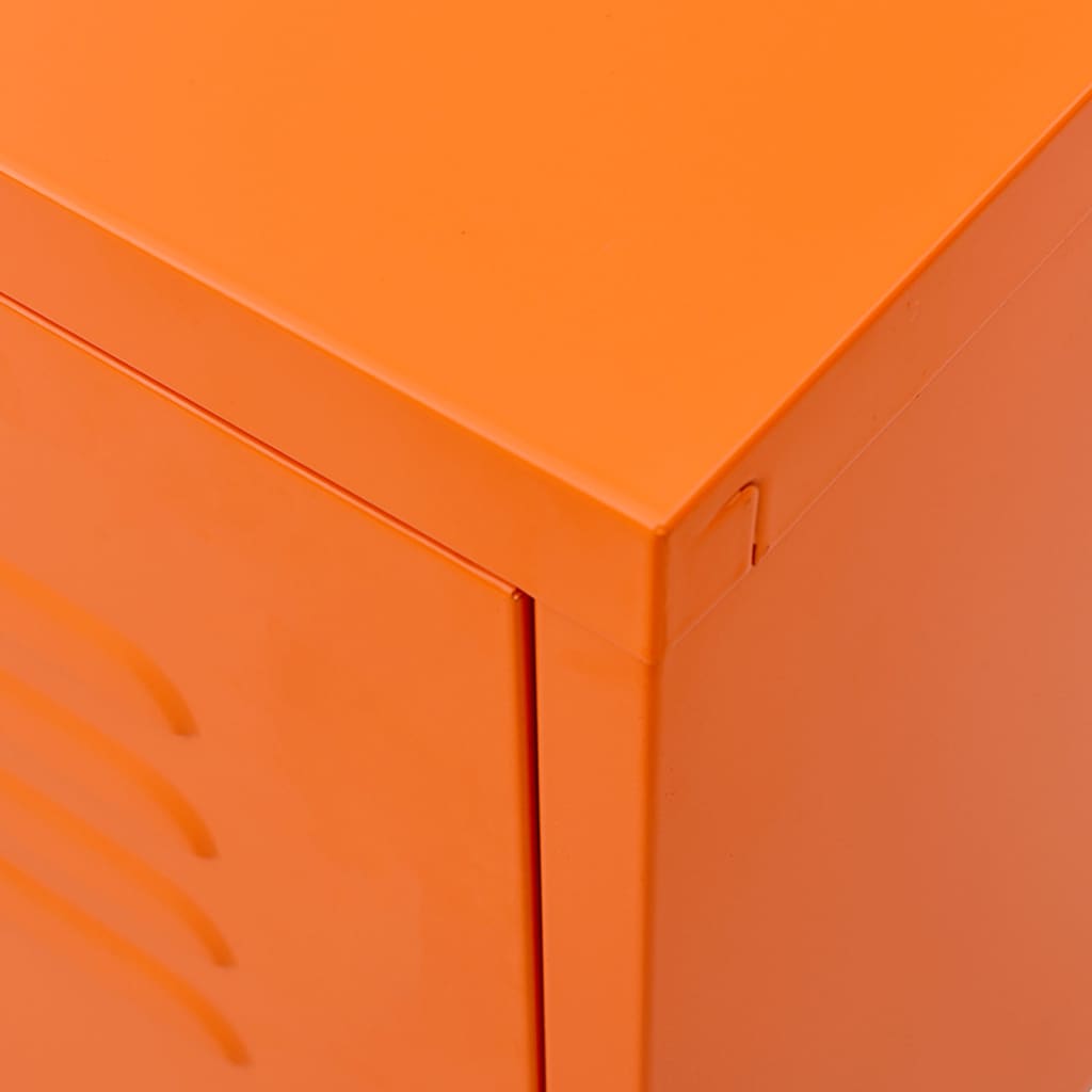 vidaXL tv-skab 105x35x50 cm stål Orange