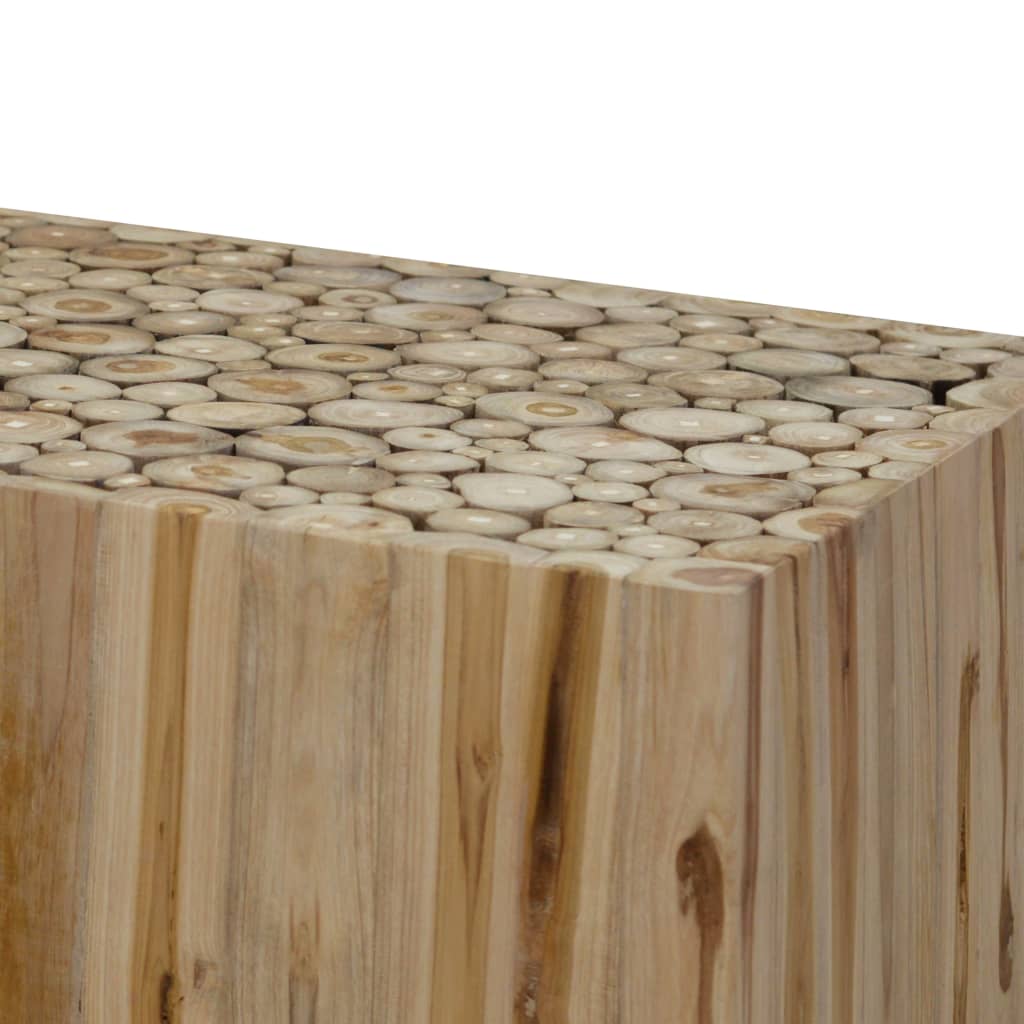 vidaXL sofabord 90x50x30 cm ægte teaktræ