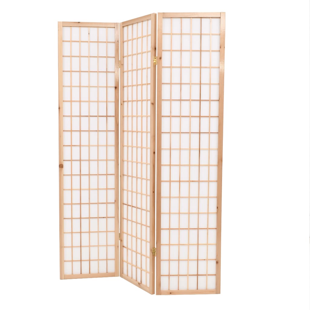 tuberkulose Fremragende feudale vidaXL foldbar 3-panels rumdeler japansk stil 120 x 170 cm naturfarvet |  vidaXL.dk