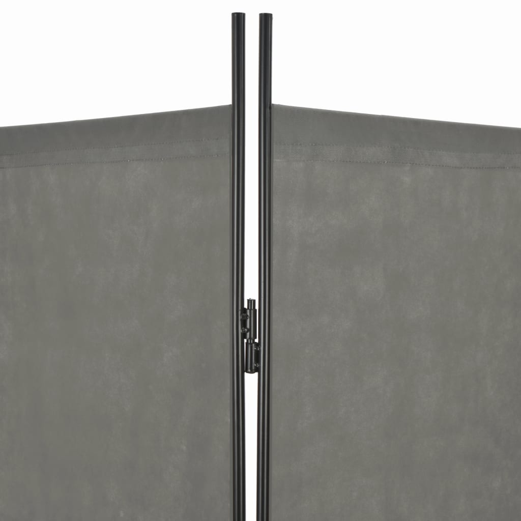 vidaXL 4-panels rumdeler 160 x 180 cm antracitgrå