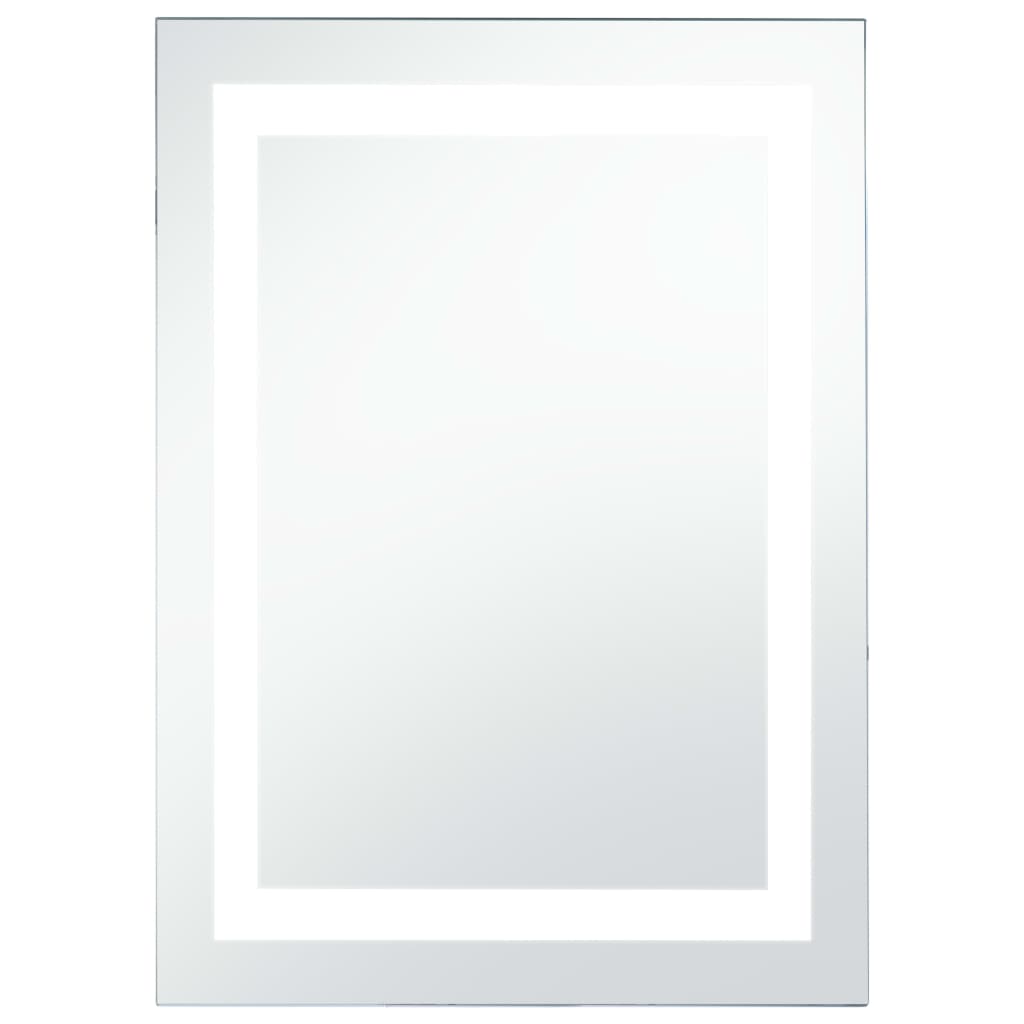vidaXL LED-vægspejl til badeværelset 60x100 cm