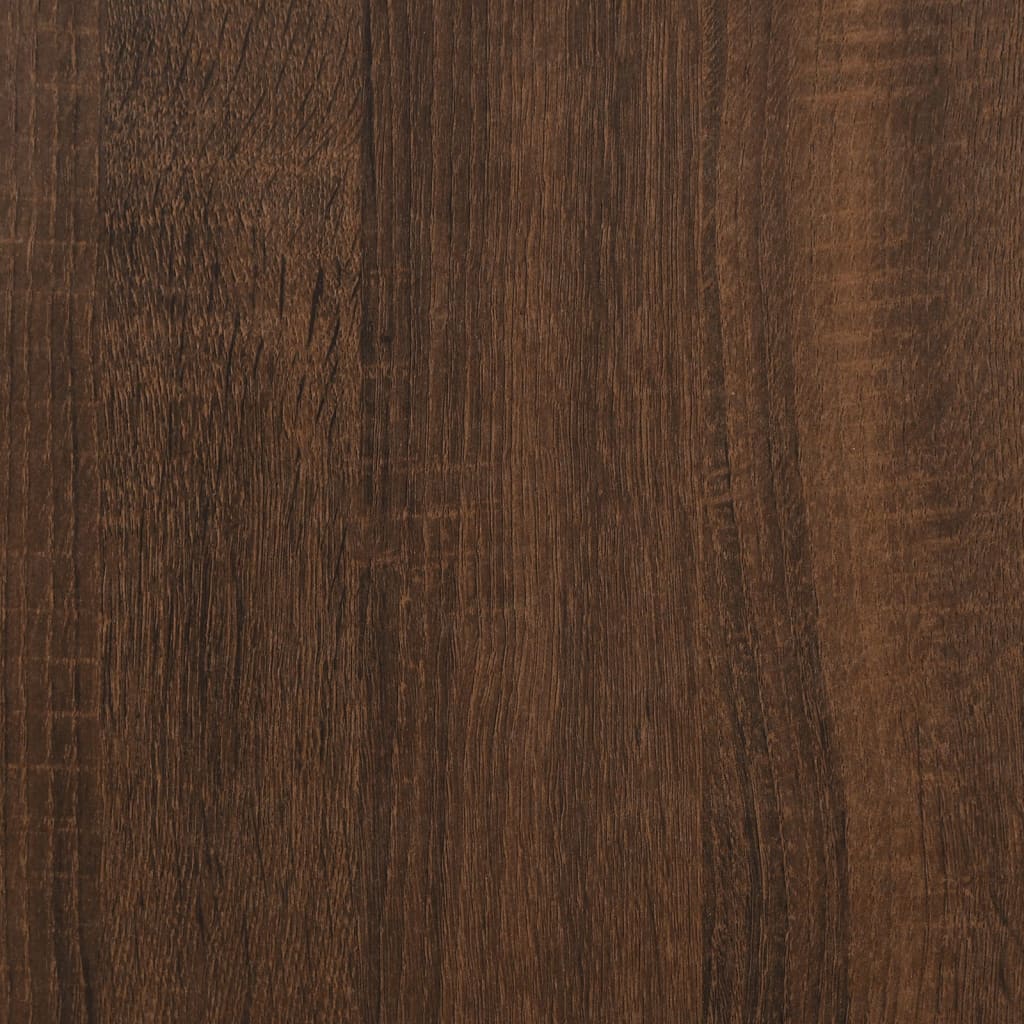 vidaXL vægskab 29,5x31x60 cm konstrueret træ brun egetræsfarve