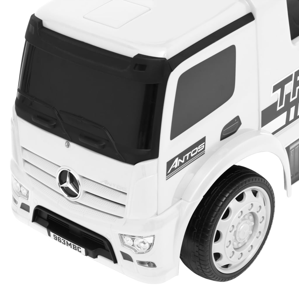 vidaXL gåbil Mercedes-Benz lastbil hvid