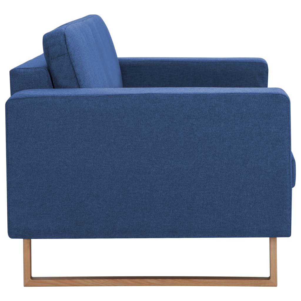 vidaXL sofasæt i 2 dele stof blå
