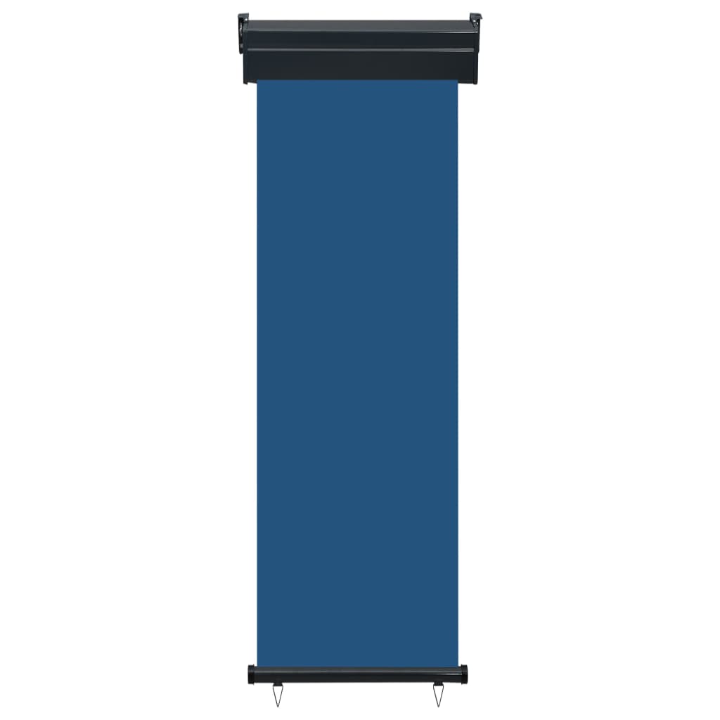 vidaXL sidemarkise til altan 65x250 cm blå