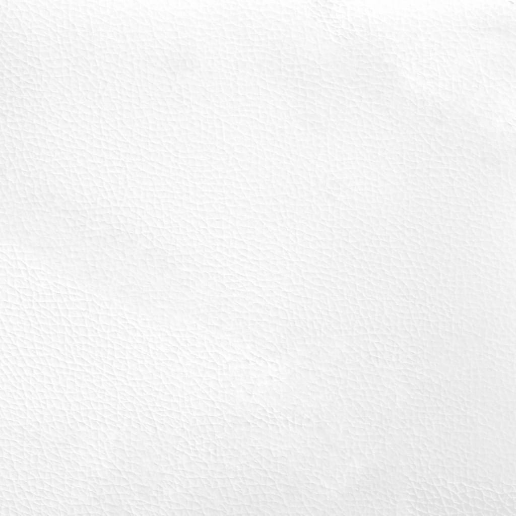 vidaXL gavlpude 160 cm kunstlæder hvid