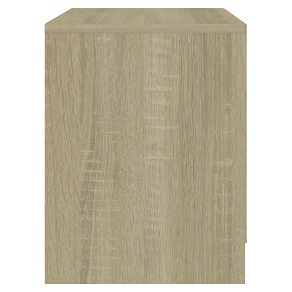 vidaXL sengebord 45x34,5x44,5 cm konstrueret træ sonoma-eg