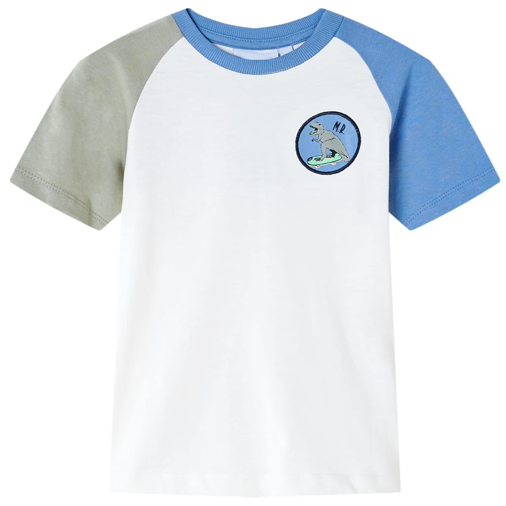 T-shirt til børn str. 92 ecrufarvet