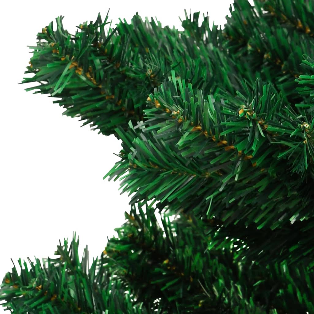 vidaXL juletræ med juletræsfod 150 cm PVC grøn